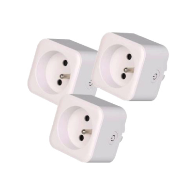 Immax NEO LITE Smart set 3x vnútorná zásuvka v2 s kolíkom, typ E, WiFi